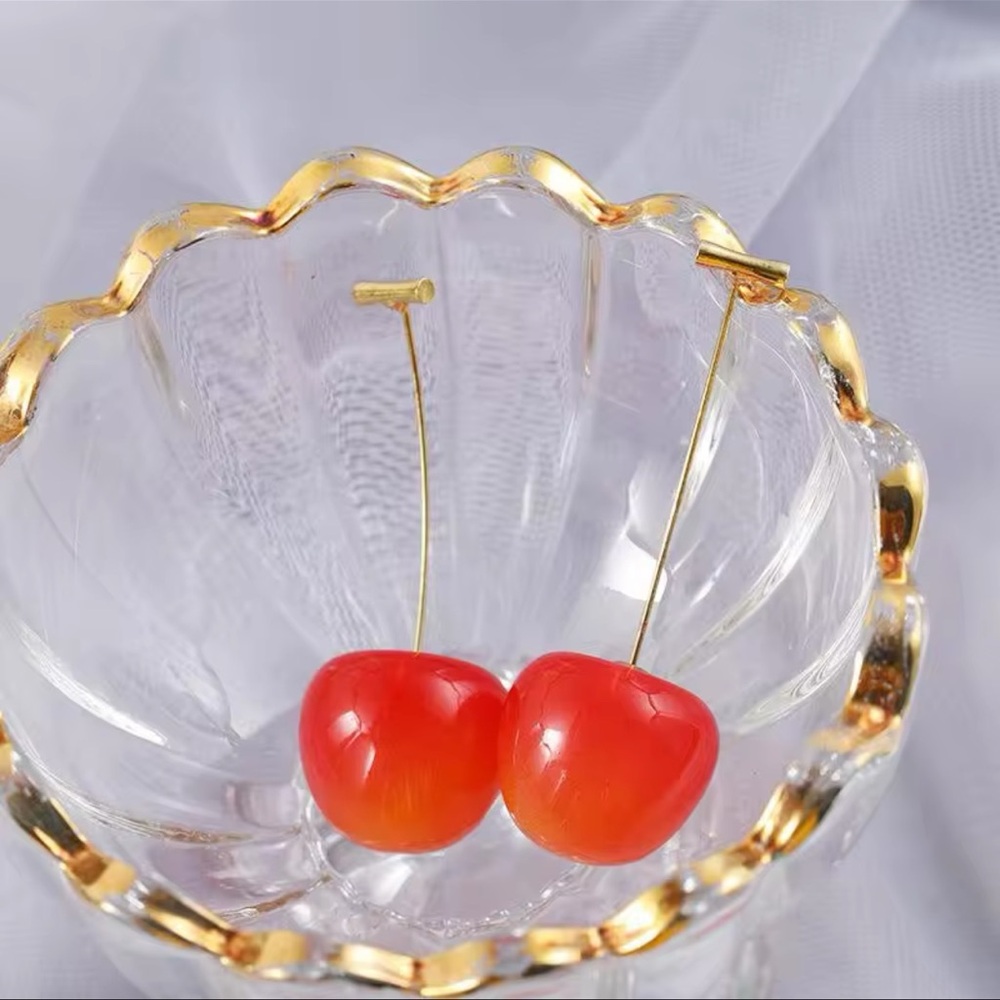 ◾️Ombre Cherry Drop Earrings